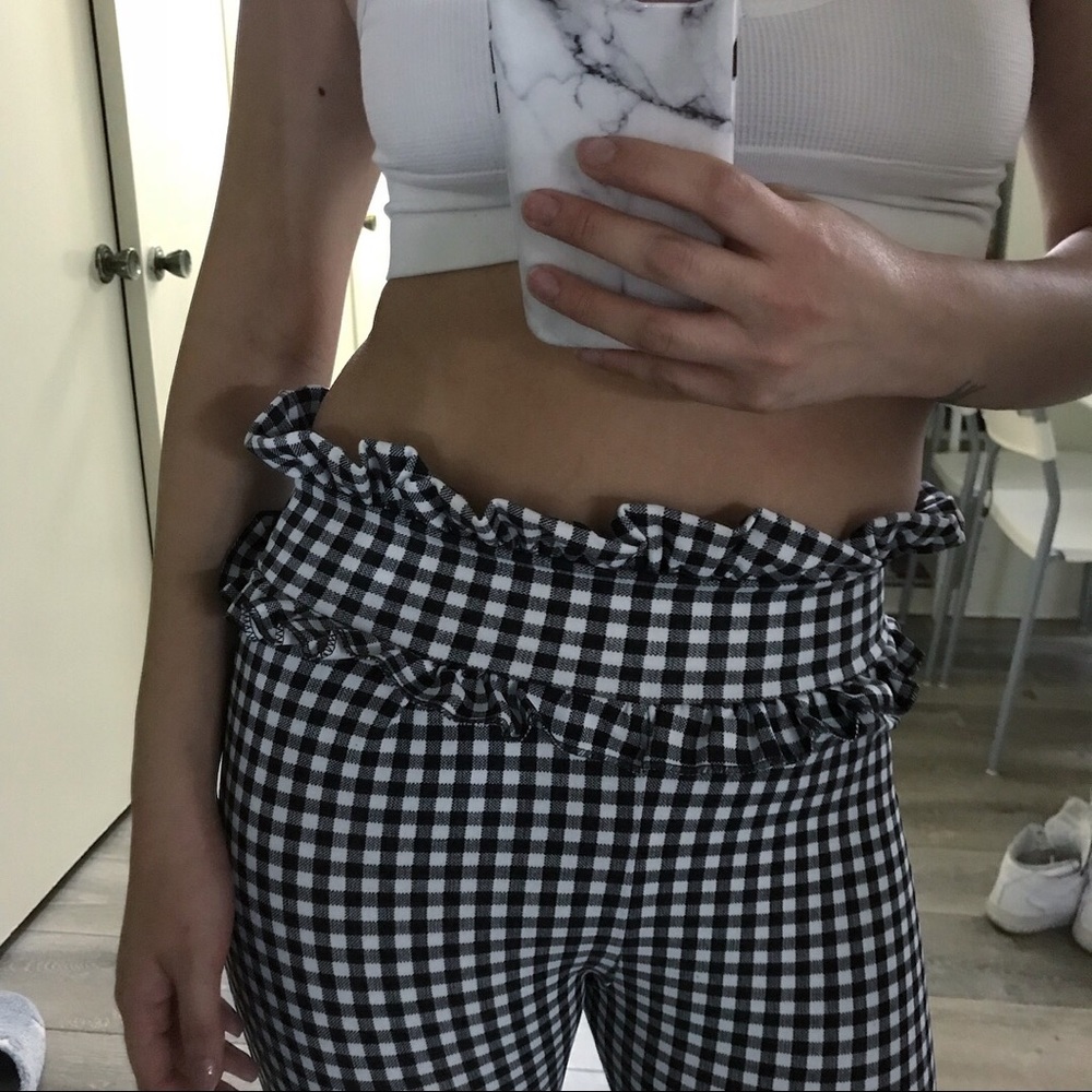 Gingham trousers